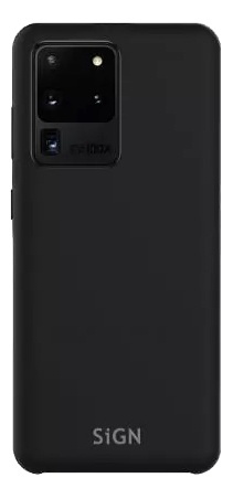 Sign Flytende silikonetui til Samsung Galaxy S20 Ultra, svart i gruppen SMARTTELEFON & NETTBRETT / Mobilbeskyttelse / Samsung hos TP E-commerce Nordic AB (A17254)