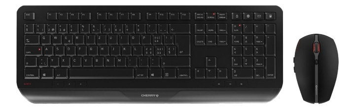 Cherry Gentix Desktop Trådløst tastatur- og musesett, svart i gruppen Datautstyr / Mus & Tastatur / Tastatur / Pakke hos TP E-commerce Nordic AB (A17315)