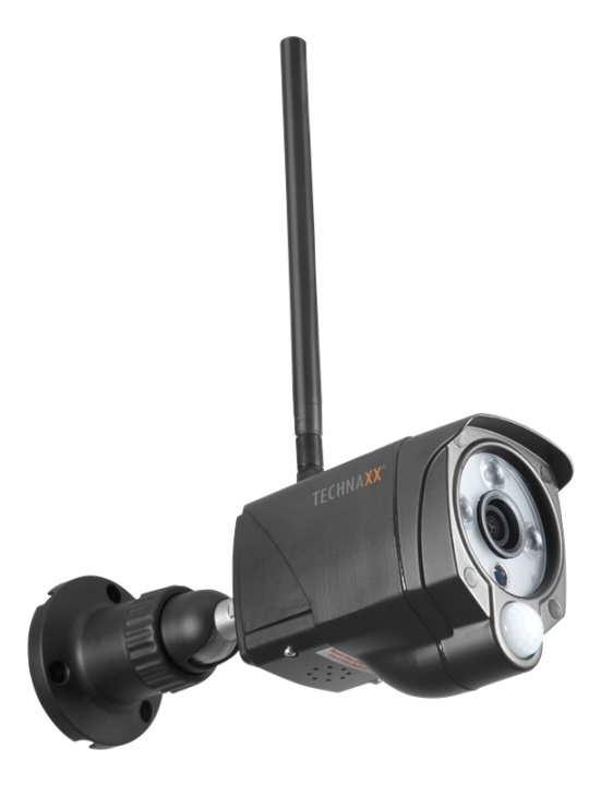 Technaxx Wifi-IP-kamera for utendørs bruk TX-145 i gruppen HJEM, HUS OG HAGE / Alarm, Sikkerhet og overvåking / Overvåkingskameraer / Digitalt (nettverk) / Utendørs kameraer hos TP E-commerce Nordic AB (A17340)