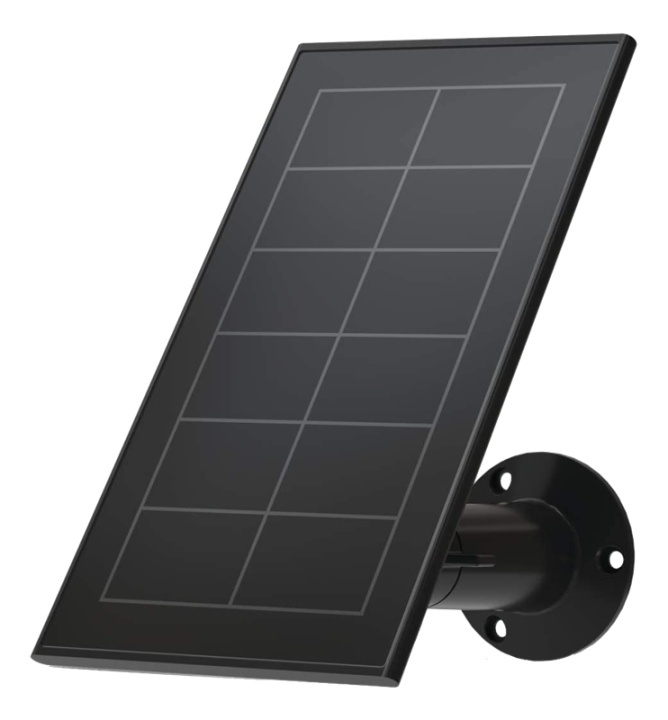 ARLO ESSENTIAL SOLAR PANEL BLACK i gruppen HJEM, HUS OG HAGE / Alarm, Sikkerhet og overvåking / Overvåkingskameraer / Digitalt (nettverk) / Tilbehør hos TP E-commerce Nordic AB (A17356)