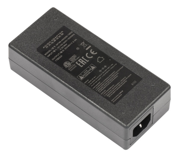 Mikrotik 48V2A96W 48V 2A 96W strømforsyning med støpsel i gruppen Datautstyr / Nettverk / PoE hos TP E-commerce Nordic AB (A17377)