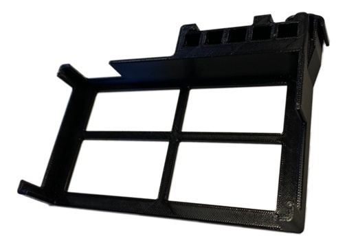 winther3d Wireless 3D-printed DIN mounting bracket for ER-X-SFP, black i gruppen Datautstyr / Nettverk / Routere hos TP E-commerce Nordic AB (A17383)