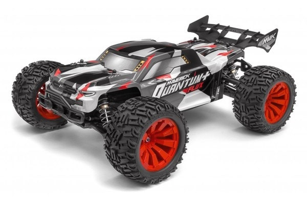 Maverick Quantum+ XT Flux 3S 1/10 skala 4WD elektrisk, rød i gruppen LEKER, BARN OG BABY / Radiostyrt / Radiostyrte biler hos TP E-commerce Nordic AB (A17429)