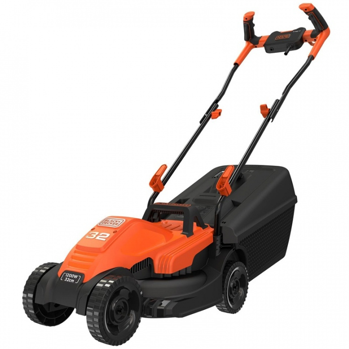 Black+Decker Gressklipper 32CM 1200W med ergonomisk håndtak i gruppen HJEM, HUS OG HAGE / Hageprodukter / Hageredskap hos TP E-commerce Nordic AB (A17544)