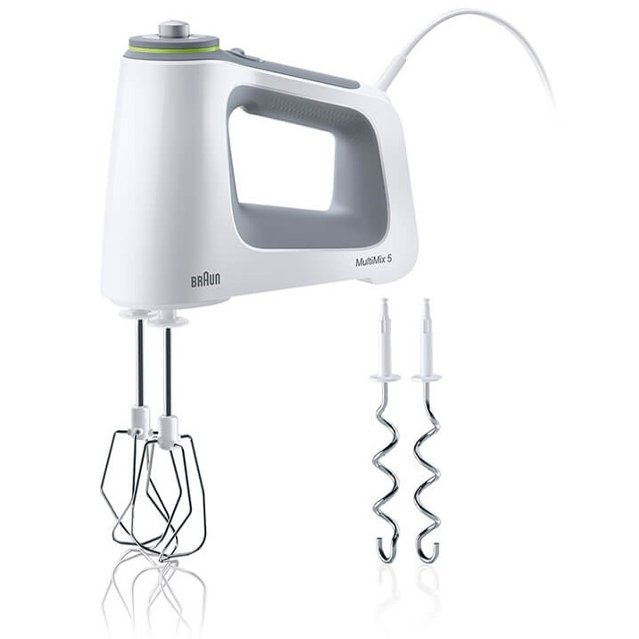 Braun Elektrisk visp 750w Hvit HM5100WH i gruppen HJEM, HUS OG HAGE / Husholdningsapparater / Matprosessorer og kjøkkenassistenter / Håndmiksere hos TP E-commerce Nordic AB (A17567)