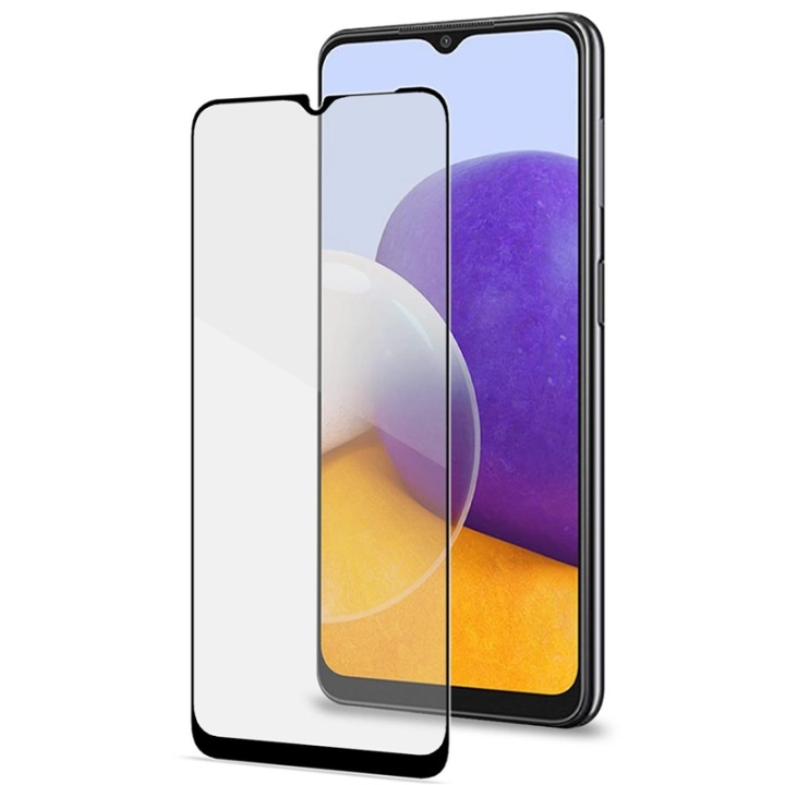 Celly Skjermbeskytter Herdet glass Galaxy A22 5G i gruppen SMARTTELEFON & NETTBRETT / Mobilbeskyttelse / Samsung hos TP E-commerce Nordic AB (A17646)