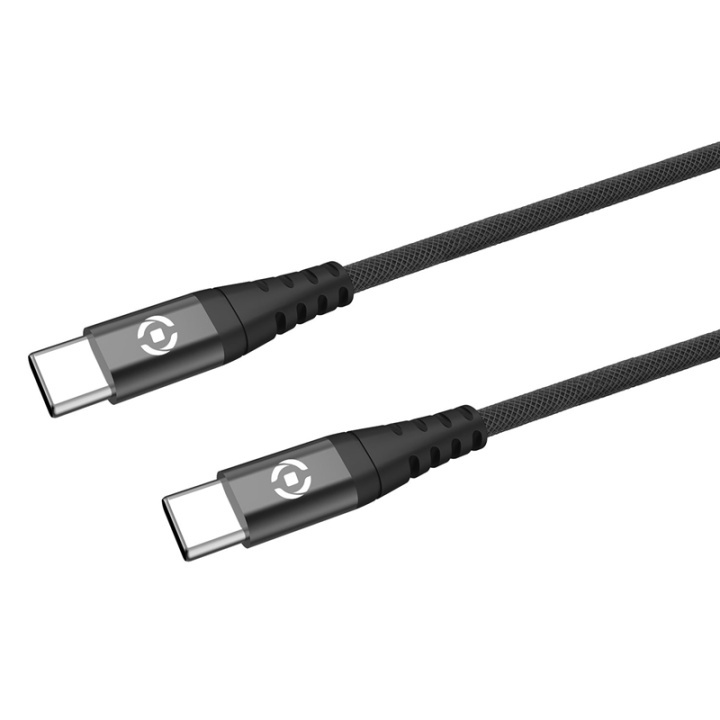 Celly USB-C - USB-C-kabel Nylon USB-PD 60W 1m i gruppen Datautstyr / Kabler og adaptere / USB / USB-C hos TP E-commerce Nordic AB (A17665)
