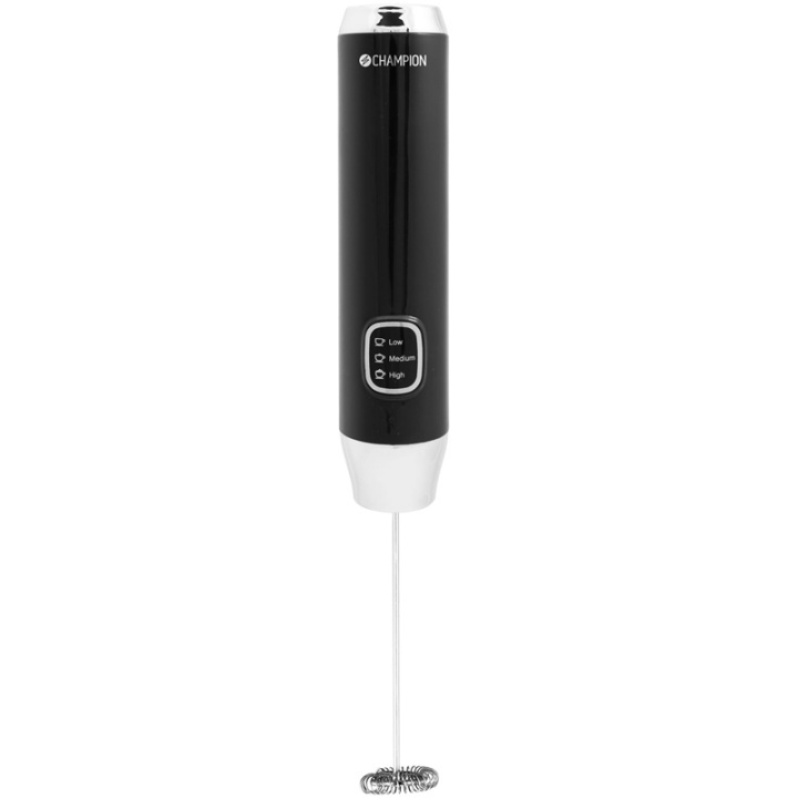 Champion Oppladbar melkeskummer med visp MS110 Svart i gruppen HJEM, HUS OG HAGE / Husholdningsapparater / Kaffe og espresso / Melkeskummer hos TP E-commerce Nordic AB (A17690)