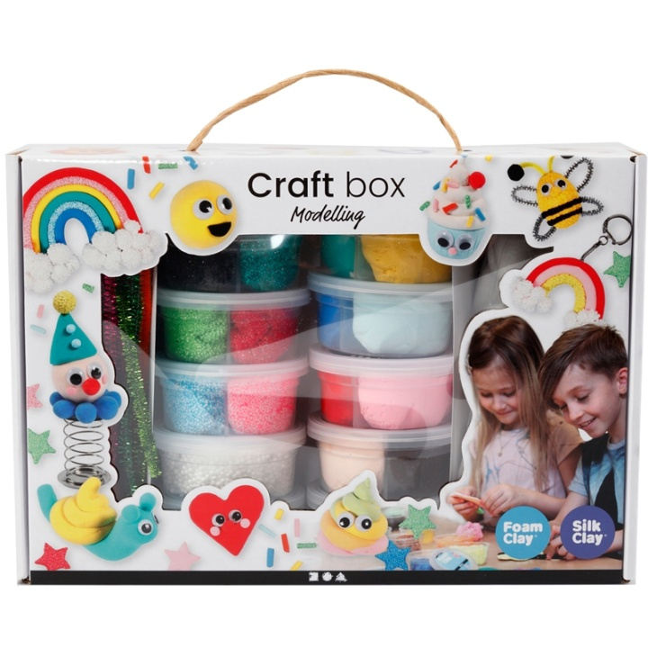 Colortime Skumleire og Silk Clay i tema i gruppen LEKER, BARN OG BABY / Leker / Lek leire, lek sand og tilbehør hos TP E-commerce Nordic AB (A17700)