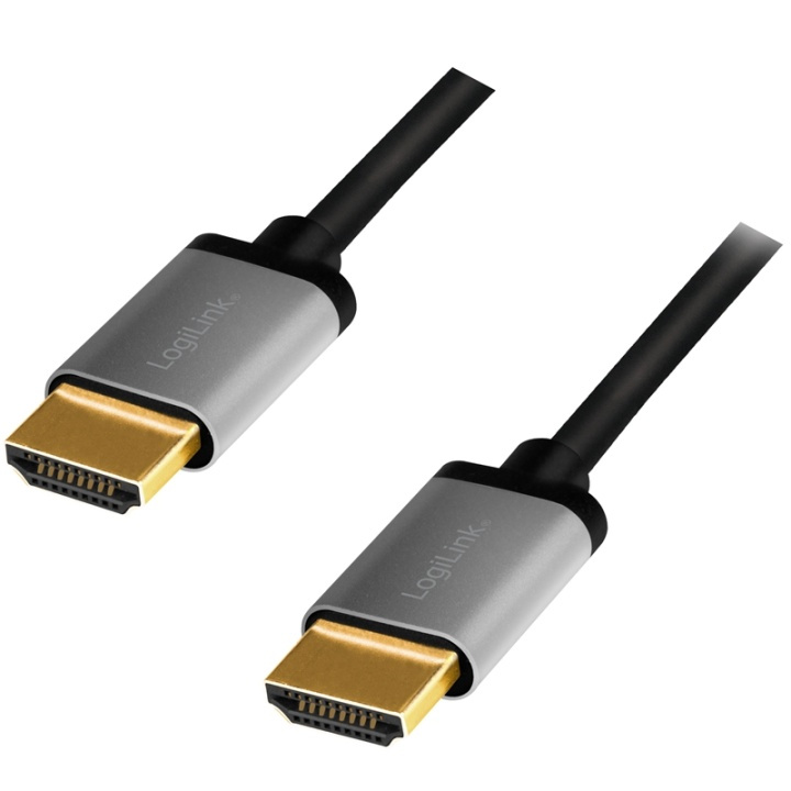 LogiLink HDMI-kabel Premium høyhastighets HDMI 4K/60Hz 2m i gruppen Elektronikk / Kabler og adaptere / HDMI / Kabler hos TP E-commerce Nordic AB (A17899)