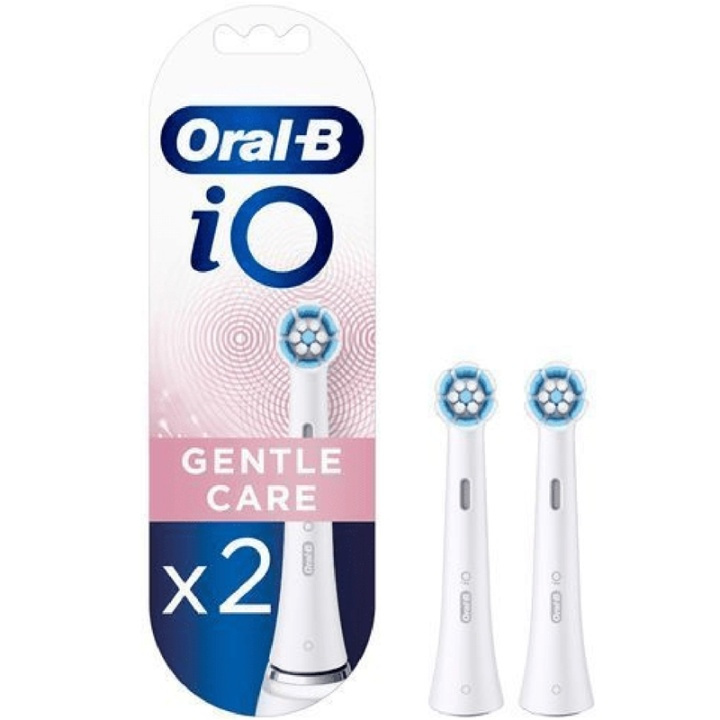 Oral B Borsthuvud iO Gentle Care 2st i gruppen HELSE OG SKJØNNHET / Munnpleie / Elektriske tannbørster tilbehør hos TP E-commerce Nordic AB (A17945)