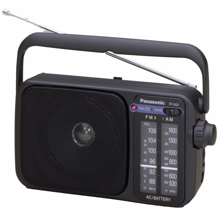 Panasonic Bærbar FM-radio i gruppen Elektronikk / Lyd & Bilde / Hjemmekino, HiFi og bærbar / Radio & Vekkerklokker / Radio hos TP E-commerce Nordic AB (A17968)