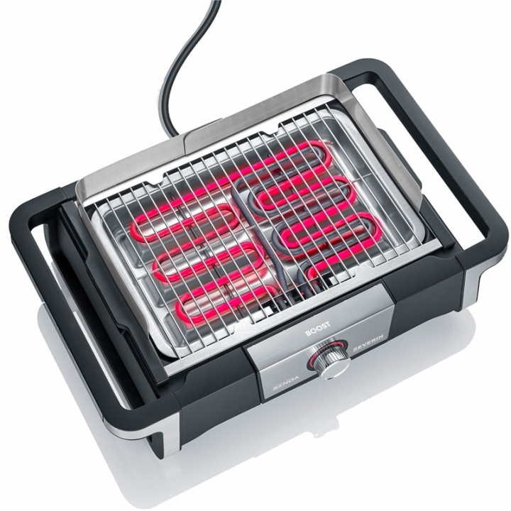 Severin Elektrisk grillbord 500°C PG8113 VO GTS Senoa Boost i gruppen HJEM, HUS OG HAGE / Hageprodukter / Griller & Grilltilbehør hos TP E-commerce Nordic AB (A18035)