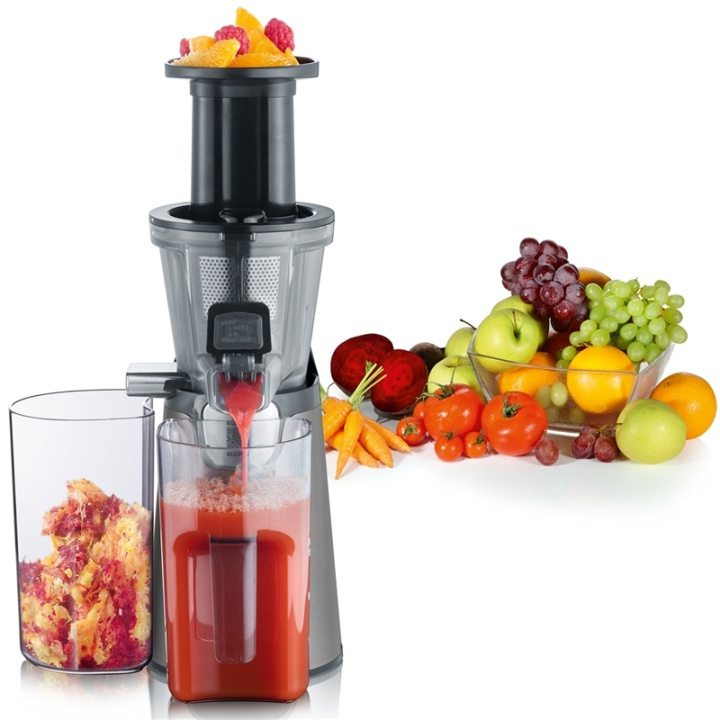 Severin Slow Juicer stående, sorbetfunksjon, ES3571 i gruppen HJEM, HUS OG HAGE / Husholdningsapparater / Vann og juice / Juicepresser hos TP E-commerce Nordic AB (A18055)