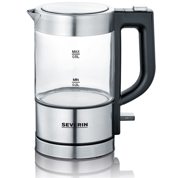Severin Vannkoker Glass 0,5 l. WK347 i gruppen HJEM, HUS OG HAGE / Husholdningsapparater / Vann og juice / Vannkokere hos TP E-commerce Nordic AB (A18058)