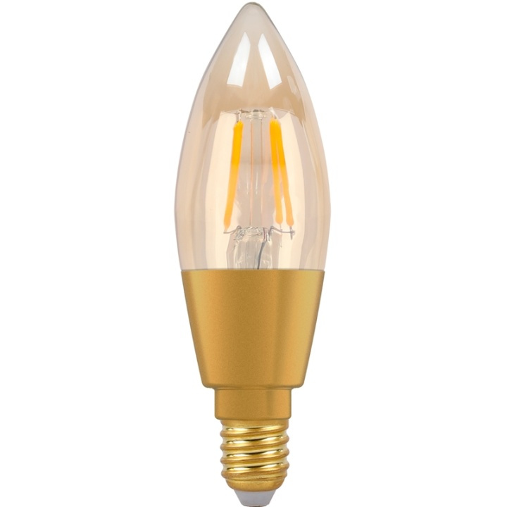 Smartline Filament LED-lampa E14 Kronlju i gruppen Elektronikk / Lys / LED-lys hos TP E-commerce Nordic AB (A18070)