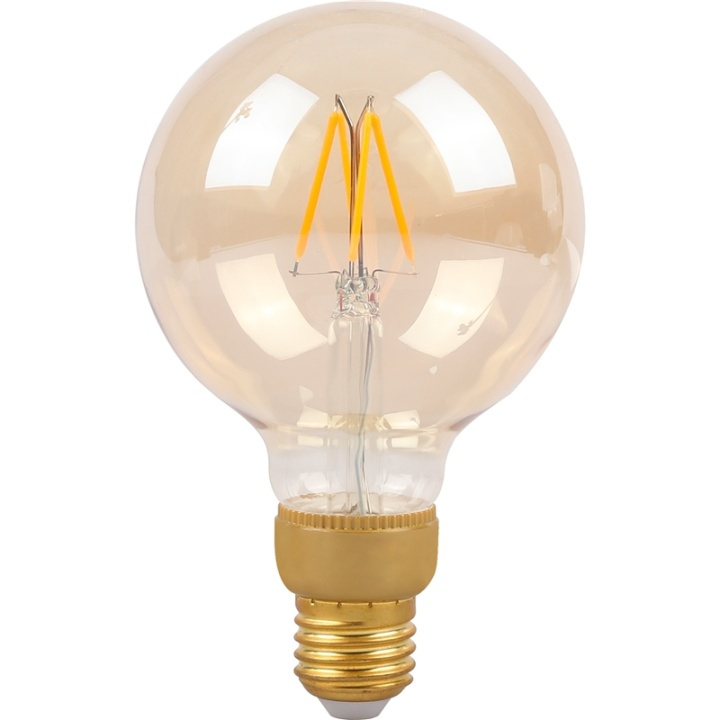 Smartline Filament LED-lampa E27 Stor gl i gruppen Elektronikk / Lys / LED-lys hos TP E-commerce Nordic AB (A18073)