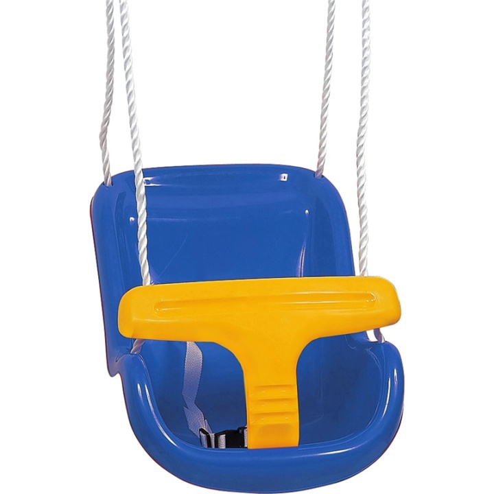 Spring Summer Baby Swing deluxe blue/yellow i gruppen LEKER, BARN OG BABY / Uteleker / Hageleker hos TP E-commerce Nordic AB (A18100)