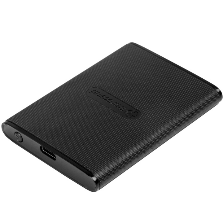 Transcend Bærbar SSD ESD270C USB-C 1 TB (R520/W460) Svart i gruppen Datautstyr / Datamaskin Tilbehør / Eksterne Harddisker hos TP E-commerce Nordic AB (A18137)