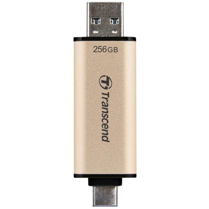 Transcend USB-minnepinne JF930C 2-i-1 (USB3.2/USB-C) 256 GB i gruppen Elektronikk / Lagringsmedia / USB-Pinner / USB 3.2 hos TP E-commerce Nordic AB (A18146)
