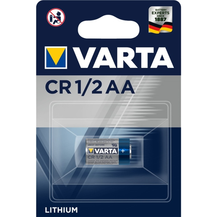 Varta CR1/2AA / 1/2AA 3V litiumbatteri i gruppen Elektronikk / Batterier & Ladere / Batterier / knappcelle hos TP E-commerce Nordic AB (A18153)