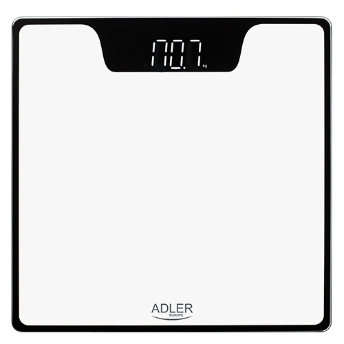 Adler AD 8174 Baderomsvekt med LED-display, hvit i gruppen HJEM, HUS OG HAGE / Baderom / Badevekter hos TP E-commerce Nordic AB (A18158)