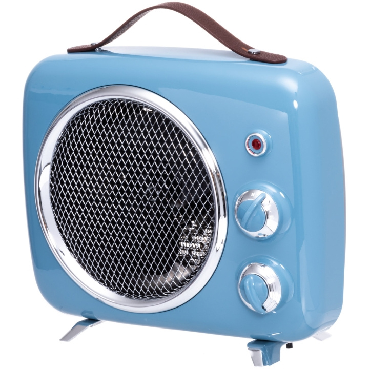 Bellus Varmevifte Retro Blue 2000W i gruppen HJEM, HUS OG HAGE / Vifter og klimaprodukter / Vifteovner hos TP E-commerce Nordic AB (A18292)
