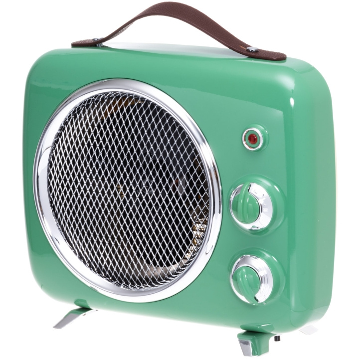 Bellus Varmevifte Retro grønn 2000W i gruppen HJEM, HUS OG HAGE / Vifter og klimaprodukter / Vifteovner hos TP E-commerce Nordic AB (A18293)