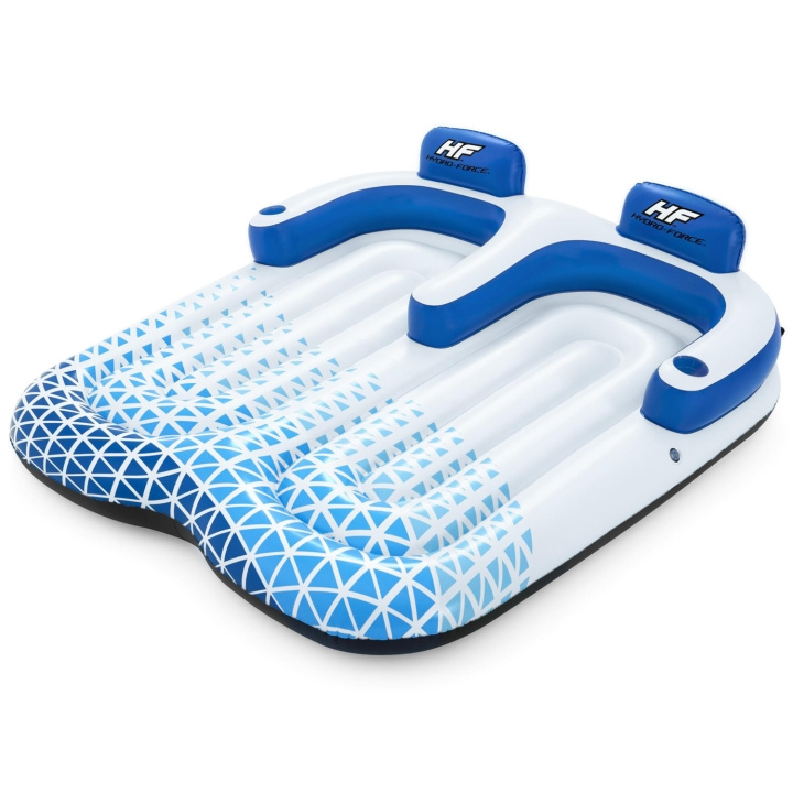 Bestway Hydro Force Indigo Wave Double Lounge 1,96 m i gruppen LEKER, BARN OG BABY / Uteleker / Badeleker hos TP E-commerce Nordic AB (A18295)