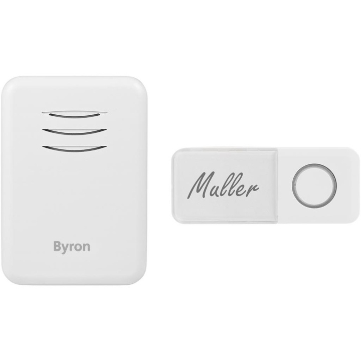 Byron Trådløs dørklokke Batteridrevet i gruppen HJEM, HUS OG HAGE / Alarm, Sikkerhet og overvåking / Dørklokker hos TP E-commerce Nordic AB (A18365)