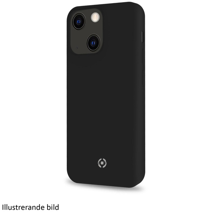 Celly Cromo Soft gummideksel iPhone 14 Svart i gruppen SMARTTELEFON & NETTBRETT / Mobilbeskyttelse / Apple / iPhone 14 hos TP E-commerce Nordic AB (A18385)