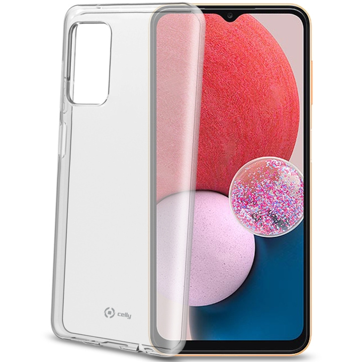 Celly Gelskin TPU-deksel Galaxy A13 4G SM-A135F Tran i gruppen SMARTTELEFON & NETTBRETT / Mobilbeskyttelse / Samsung hos TP E-commerce Nordic AB (A18395)