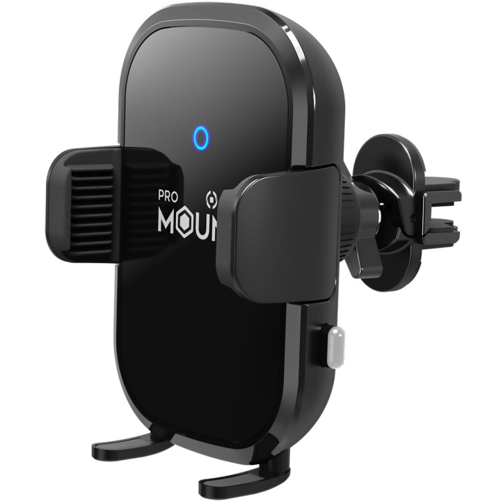 Celly Mobilholder med trådløs lading 15W autorelease i gruppen Bil / Bilholder / Bilholdere smarttelefon hos TP E-commerce Nordic AB (A18423)