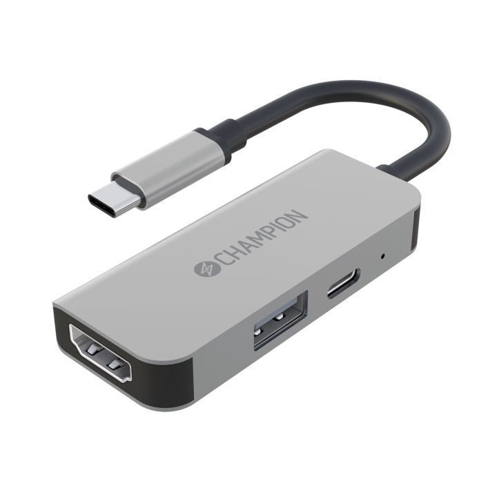 Champion 3 in 1 Hub i gruppen Datautstyr / Datamaskin Tilbehør / USB-Hubs hos TP E-commerce Nordic AB (A18493)