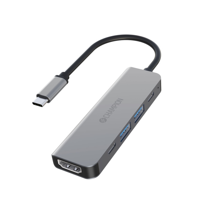 Champion 5 i 1 Hub i gruppen Datautstyr / Datamaskin Tilbehør / USB-Hubs hos TP E-commerce Nordic AB (A18495)