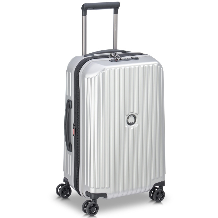 Delsey Paris Securitime Zip Cabin 55 Silver i gruppen SPORT, FRITID & HOBBY / Reise / Kofferter hos TP E-commerce Nordic AB (A18575)