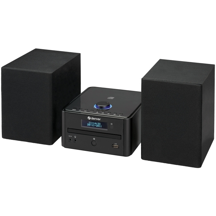 Denver Mikrosystem med radio/CD/Bluetooth i gruppen Elektronikk / Lyd & Bilde / Hjemmekino, HiFi og bærbar / Kompakt Stereo & Platespillere hos TP E-commerce Nordic AB (A18598)