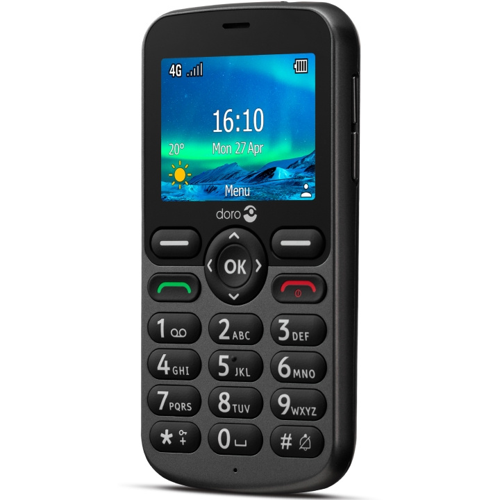 Doro 5861 4G Grafittgrå i gruppen SMARTTELEFON & NETTBRETT / Mobiltelefoner & smartphones hos TP E-commerce Nordic AB (A18630)