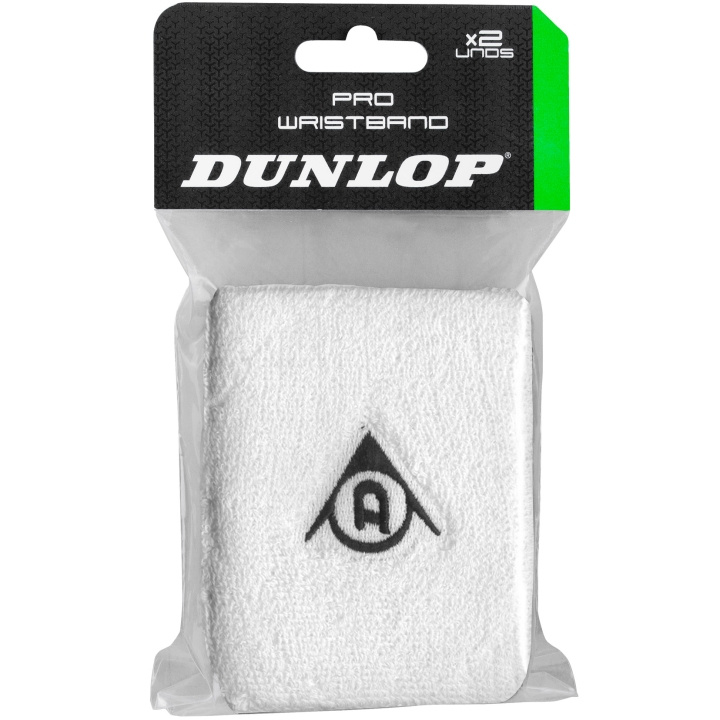 Dunlop Vristarmband PDL Pro Vit 2-Pac i gruppen SPORT, FRITID & HOBBY / Sportsutstyr / Padeltilbehør hos TP E-commerce Nordic AB (A18657)