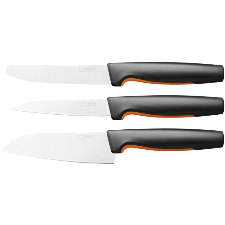 Fiskars Favoritknivset, 3 delar FF i gruppen HJEM, HUS OG HAGE / Kjøkkenutstyr / Kjøkkenkniver og knivslipere hos TP E-commerce Nordic AB (A18678)