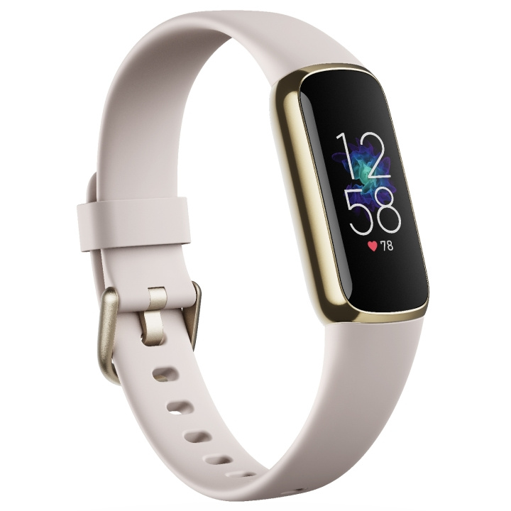 Fitbit Luxe, Lunar White/Soft Gold i gruppen SPORT, FRITID & HOBBY / Smartwatch og Aktivitetsmålere / Aktivitetsmålere hos TP E-commerce Nordic AB (A18720)