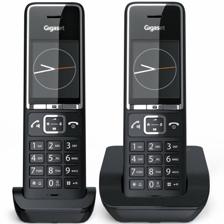 Gigaset Comfort 550 DUO i gruppen Elektronikk / Lyd & Bilde / Fast telefoni / Trådløs Telefoner hos TP E-commerce Nordic AB (A18743)