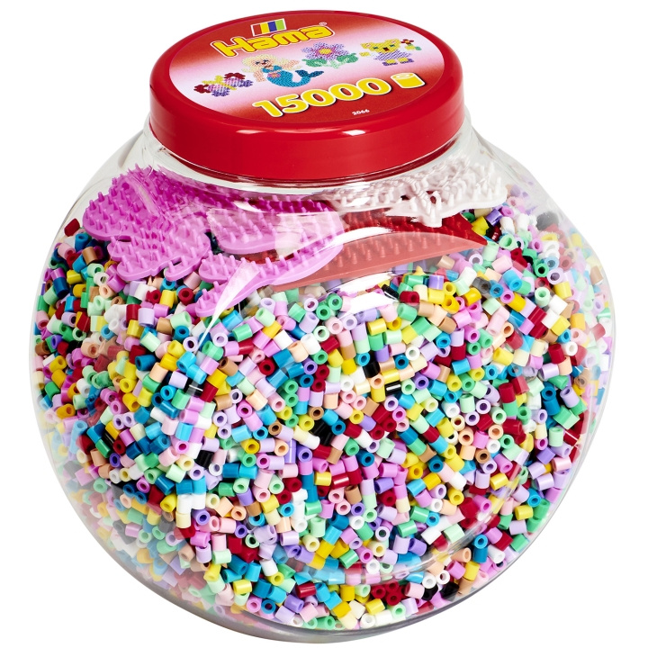 Hama Midi Perler 15000 stk. Blanding i bøtte i gruppen SPORT, FRITID & HOBBY / Hobby / Perler / Perleplater & Perler hos TP E-commerce Nordic AB (A18760)