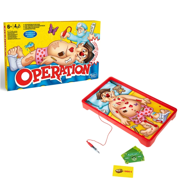 Hasbro Classic Operation i gruppen LEKER, BARN OG BABY / Leker / Brettspill / Familiespill hos TP E-commerce Nordic AB (A18775)