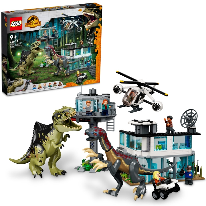 Lego Giganotosaurus og Therizinosaurus-angrep 76949 i gruppen LEKER, BARN OG BABY / Leker / Byggeleker / Lego hos TP E-commerce Nordic AB (A18967)