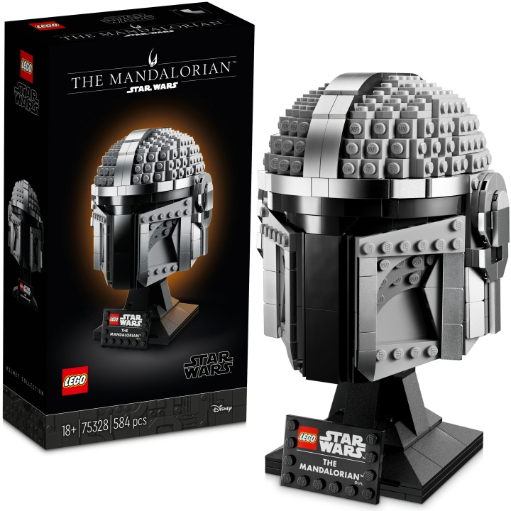 Lego Star Wars - Den mandalorianske hjelmen 75328 i gruppen LEKER, BARN OG BABY / Leker / Byggeleker / Lego hos TP E-commerce Nordic AB (A19013)
