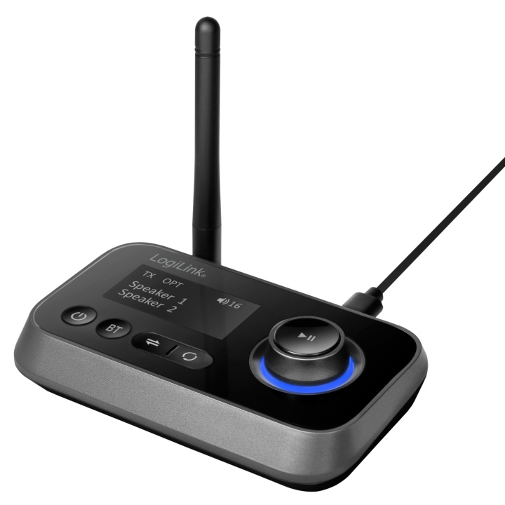 LogiLink Bluetooth 5.0 2-i-1 lydsender/-mottaker i gruppen Bil / Billyd & Multimedia / Musikkmottakere hos TP E-commerce Nordic AB (A19029)