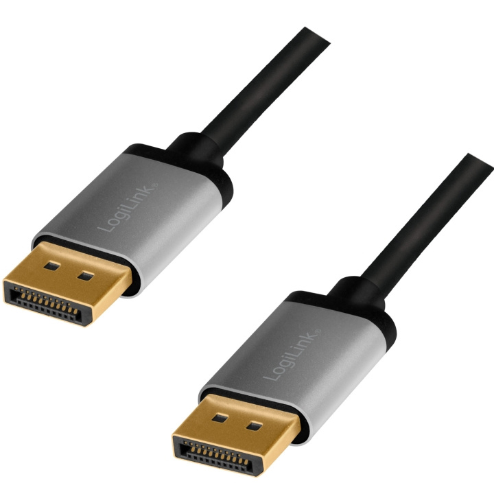 LogiLink DisplayPort-kabel 4K/60Hz Alum i gruppen Datautstyr / Kabler og adaptere / DisplayPort / Kabler hos TP E-commerce Nordic AB (A19034)