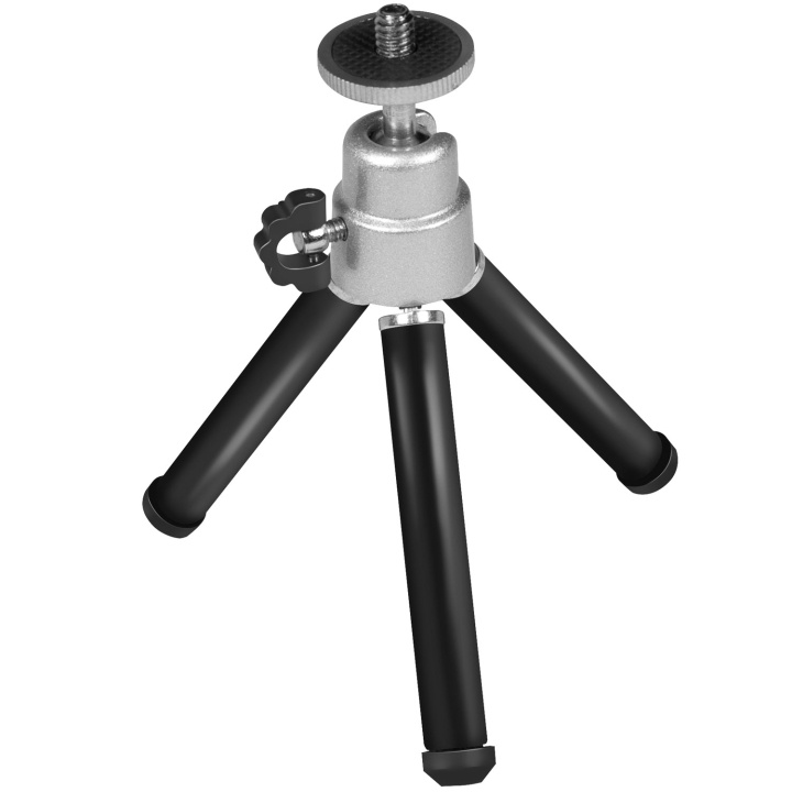 LogiLink Portabel tripod, mini. Höjdjus i gruppen Elektronikk / Foto og video / Fotograferingsutstyr / Stativer hos TP E-commerce Nordic AB (A19053)