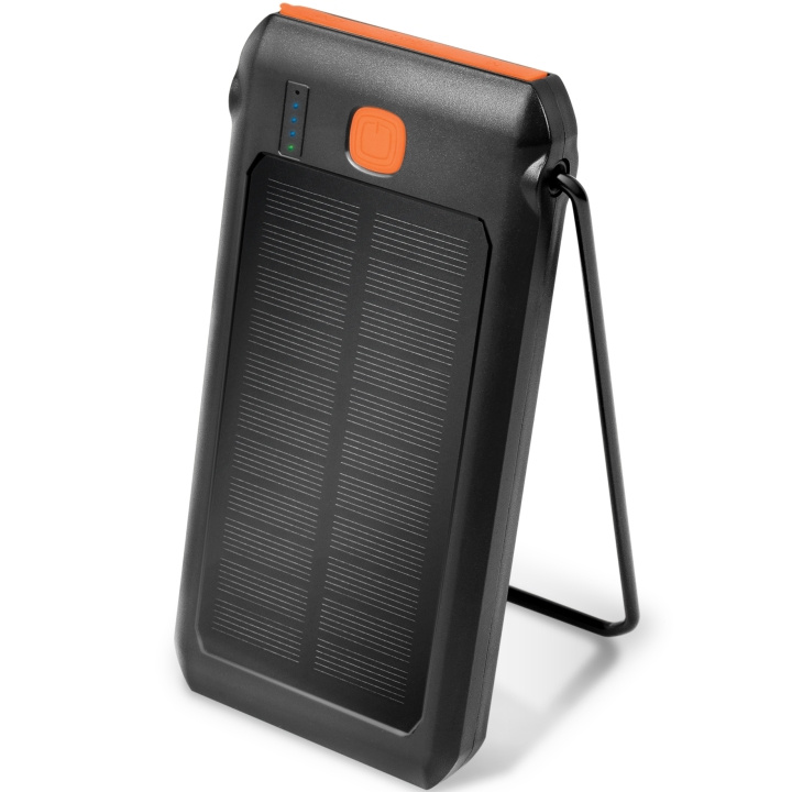 LogiLink Solcells-Powerbank 10.000mAh P i gruppen SMARTTELEFON & NETTBRETT / Ladere og Kabler / Powerbanks hos TP E-commerce Nordic AB (A19059)